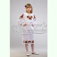 Атласна біла дитяча сукня ПД-011Б