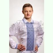 Домоткана біла чоловіча вишиванка СЧд-012Б